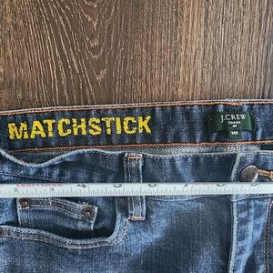 J.CREW Sz 28R Blue Stretch Matchstick Jeans